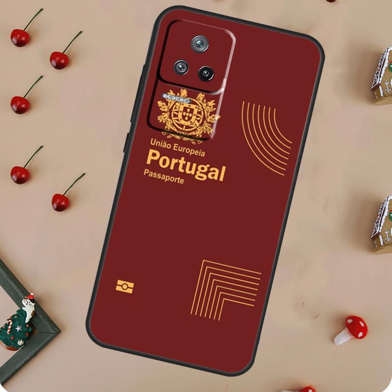 

Portugal Passport Print Case For POCO X6 Pro X3 X5 F5 M6 Pro F3 M5s Cover For Xiaomi 13T Pro 14 11T 12T 12 13 Lite POCO X6 Pro