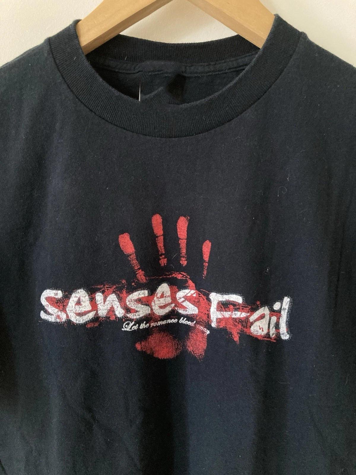 Senses Fail 2002 Bloody Romance reprint T Shirt Full Size S-5XL L