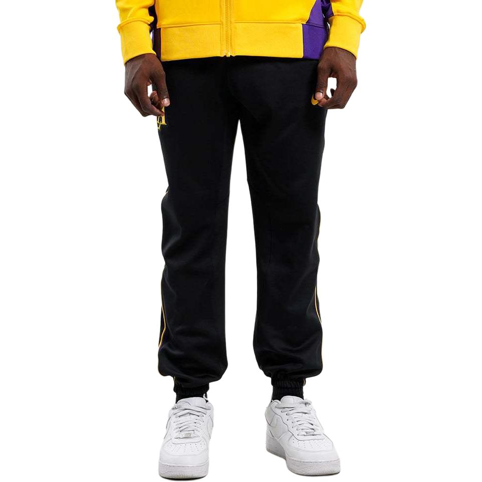 Nike Dri-Fit Los Angeles Lakers Showtime City Edition Letter Print Tapered Knit Sports Pants Men Bottoms Black DX9401-010