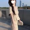 2026 Summer Elegant Women's Square Neck Slimming Skirt Set