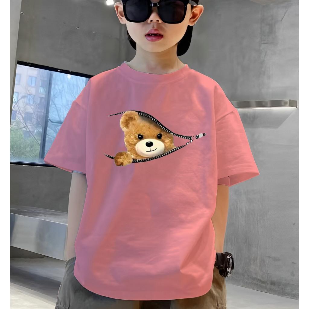 Children's casual T-shirt, fashionable children's printed T-shirt