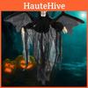 Enchanting Halloween Hanging Skull Ghost Decoration With Led Lights And Sound Effects