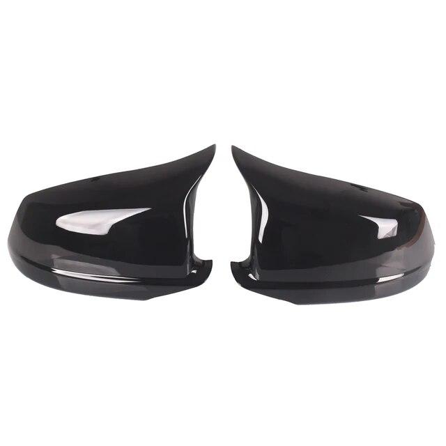 Rearview Mirror Covers for BMW F10 F11 5-Series 520i 523i 525i 528i 530i Caps  Side Rear-View ABS Carbon Fiber Gloss Black