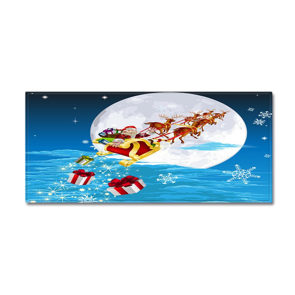 Christmas Kitchen Sand Carpet Doormat Long Floor Mat