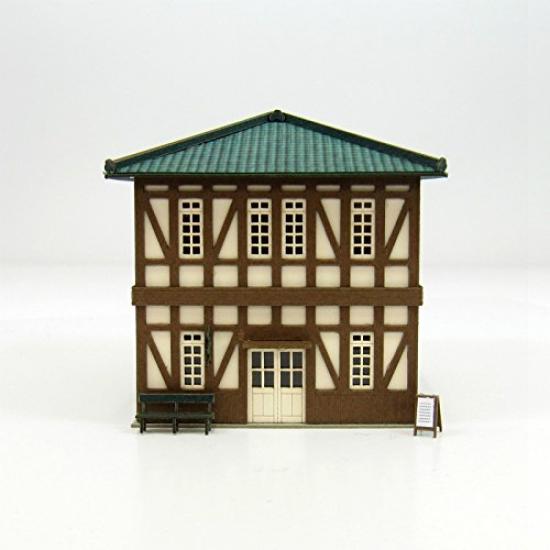 Sankei Nostalgic Diorama Series Restaurant B Papercraft 1/150 MP03-96