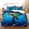 Funda nórdica con dibujos animados 3D de Ben 10 y funda de almohada, juego de cama individual, doble, individual, matrimonial, queen y king, para decoración de dormitorio