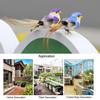 12pcs Small Fake Birds for Crafts,   Bird Figures Cute Animal Model  Ature Bird Figurines Tiny Bird Figurines Tree Binding Artificial Bird Decor