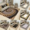 Light Luxury Thread Decoration Carpet Champagne Luxury Pattern Living Room Sofa Anti Slip Pad Entrance Foyer Carpet Home Bedroom