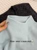 Women's Slimming Korean Style Minimalist Knitwear - Soft Stand Collar Long Sleeve Sweater for Spring/Autumn