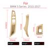 For BMW F10 F11 Car Inner Handle Interior Door Panel Driver's Window Switch Frame Storage Box Sets for BMW 5 Series 520 528 535