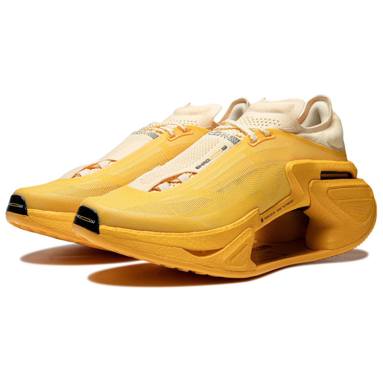 

LiNing Shadow 3.0 Амортизирующие Противоскользящие Износостойкие Низкие Повседневные Кроссовки для Бега Унисекс Желтые 44