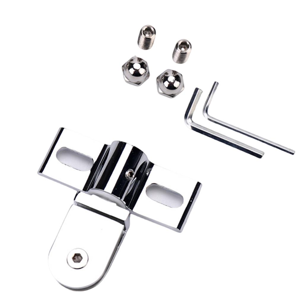 Thickened Stainless Steel/Alloy Shower Door Hinges with 90 Degree Rotation for 8 12mm Glass Door Daily Casual Use