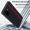Etui do OnePlus 15R 5G/Ace 6T 5G/Ace 6 5G Skóra + Twarde Etui PC Tekstura Włókna Węglowego