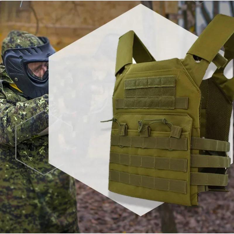 Multifunctional Tactical Vest JPCMolle Plate Carrier Lightweight Camouflage Tactical Vest Hunting Outdoor Hiking Apparel