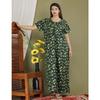 Floral Printed Beautiful Women Sleepwear Nighty Indian Nightwear Maxi Gown Dress