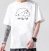 Women's round Collar Short Sleeve T-shirt INS Fashion Mathematical Formula Print Casual Summer Top Polyester Fabric