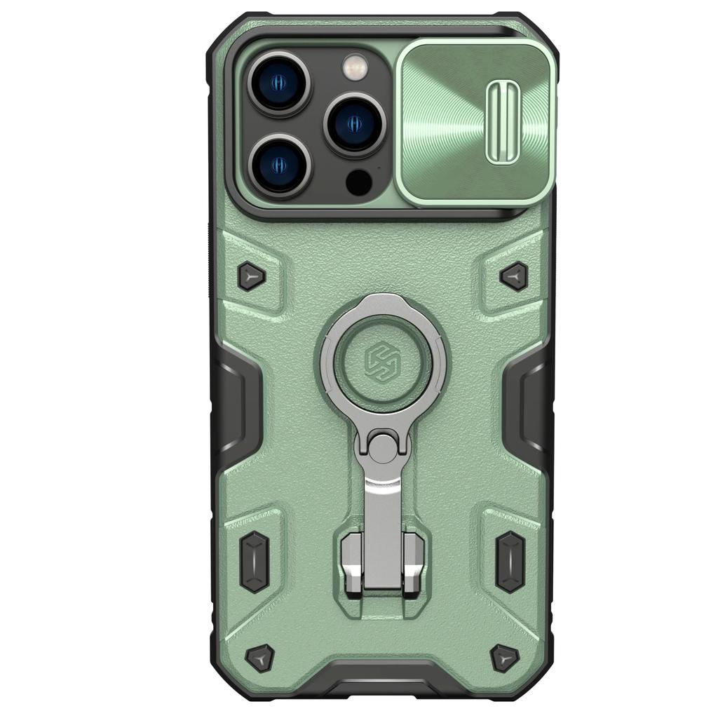 Für iPhone 14 Pro Max Hülle NILLKIN CamShield Armor Pro Hülle mit Kameraabdeckung und Ständer Stoßfest für iPhone 14Pro Max