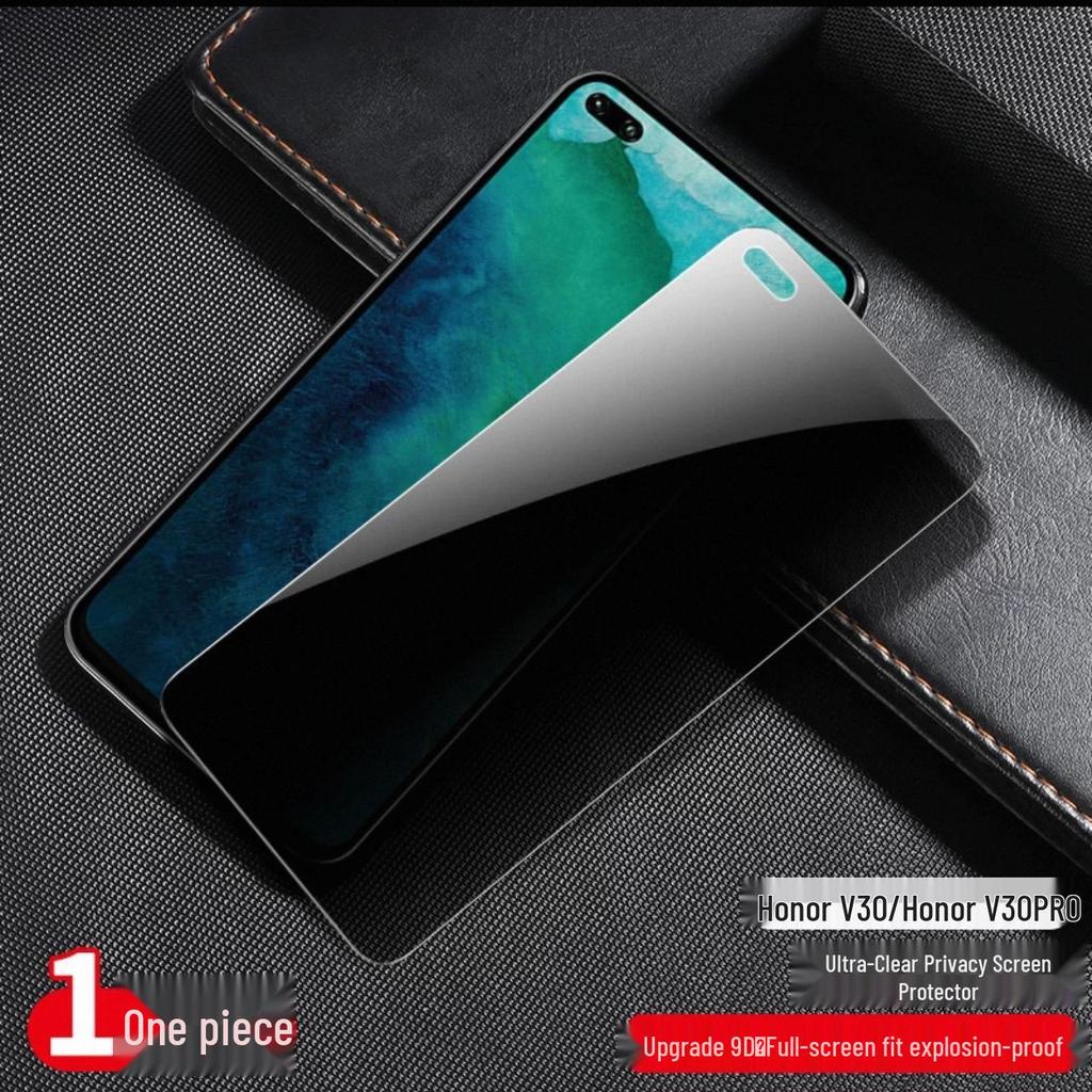 Honor V30 Pro/V20 Gehärtetes Glas: Blaulichtfilter, Augenschutz, Anti-Fingerabdruck, Blickschutz, Staubfrei