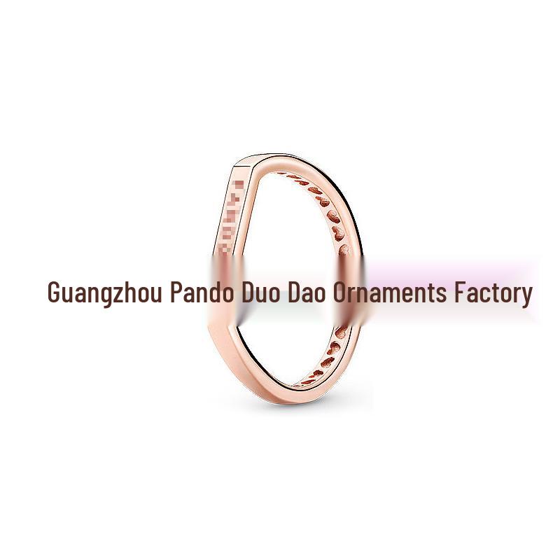 Кольцо Panjia Pandora из серебра 925 пробы с переплетенной короной Size 58