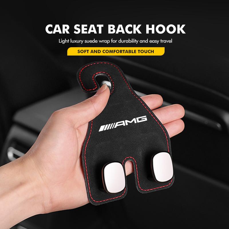 Car Headrest Hook Back Seat Hanger Wallet Purse Shopping Bag For Mercedes Benz AMG W204 W205 W203 W211 W201 W210 W108 W124 W126