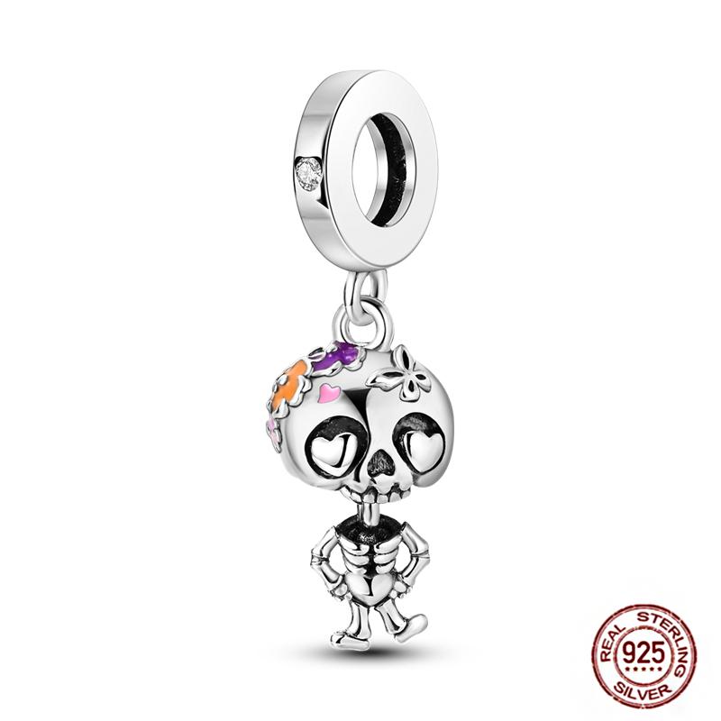 Woman Retro Copper Animal Tree Of Life Charms Beads Loveheart Fit Original Pendant Bracelet Diy Jewelry Making Gift