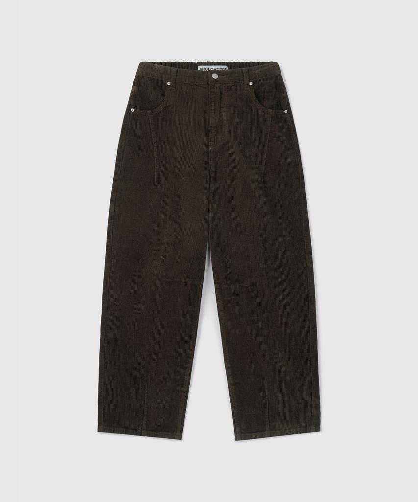 Eoneolleokodeu Corduroy Half Elastic Pants (3 Colors)
