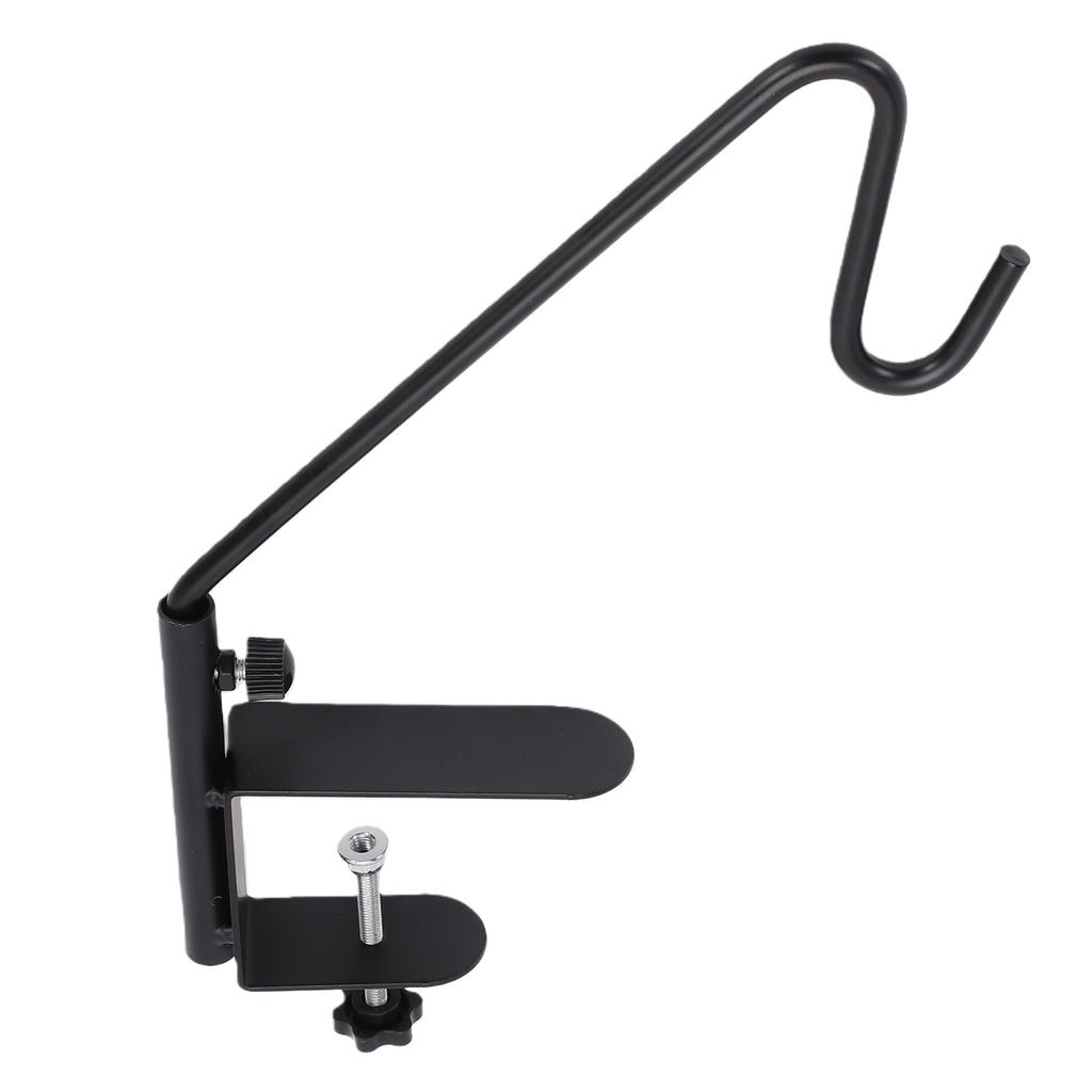 11 Inch Deck Railing Hook Heavy Duty Steel Deck Bird Feeder Hanger with 360 Degree Swivel Arm