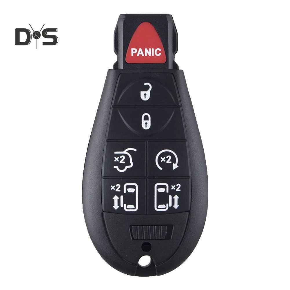 Online autopříslušenství 7 tlačítek Car Smart Remote Klíčenka s čipem ID46 pro Dodge Chrysler Jeep