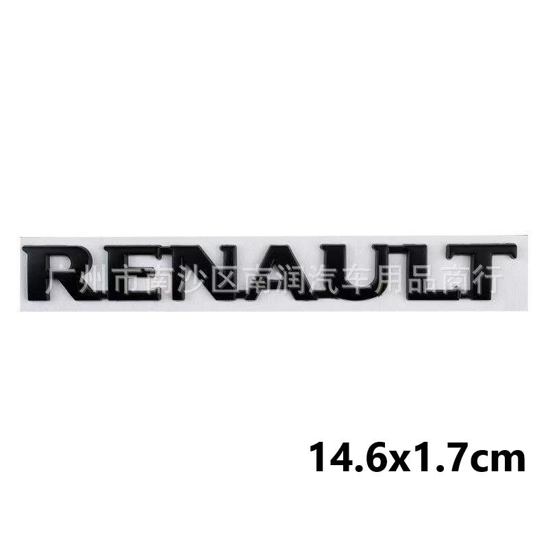 Car Emblem Badge Stickers For Renault Trafic Duster Megane 2 3 4 Clio Duster Fluence H Logan Captur Arkana Laguna MK4 Zoe RS