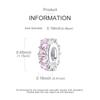 925 Sterling Silver Pink Zirconium Silicone Stopper Clasp Clip Charms Bead Fit Original Bracelet Jewelry