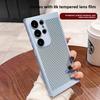 For Samsung S26 Ultra Case Heat Dissipation Hard Phone Cases for Galaxy S26 Plus S26Edge Cooling Honeycomb Mesh PC Cover Shell