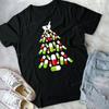 Very Fun Pharmacy Christmas Tree Shirt - Pharmacist Christmas Unisex Cotton Fashion Casual T-shirt  Y2k Top