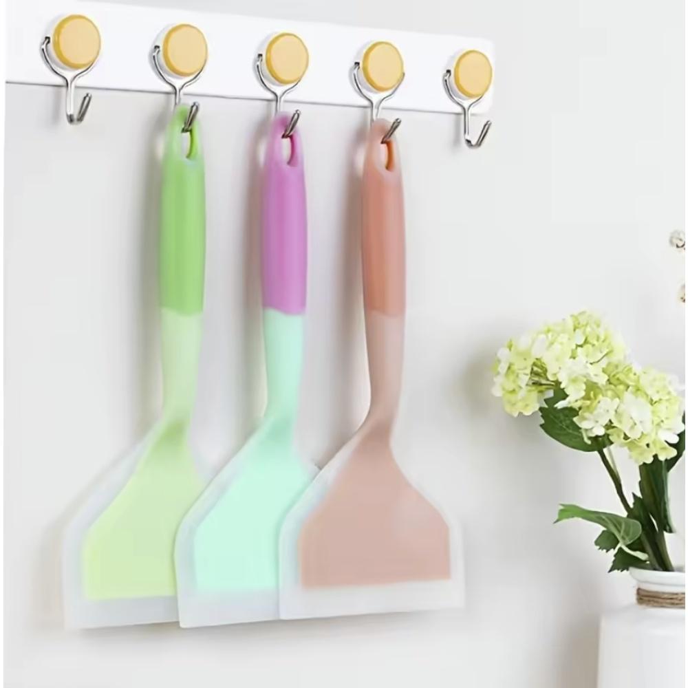 1 pc Silicone Cooking Spatula Kitchen Utensil Cooking Utensil Spatula Beef Meat Egg Kitchen Scraper Pizza Cooking Shovel