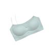 Traceless tube top underwear women's summer thin fixed cup gathering small chest thin vest bra