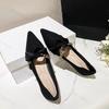 Fashion Women's Shoes Flats Office Pointed Toe Luxury Casual Shoes 2025 Flat Anti Slip Lightweight Women's Elegant Dress Banquet Shoes