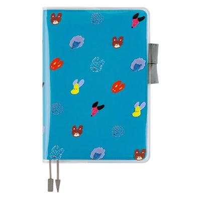 Hobonichi Techo autorstwa Keiko Shibata dla rozmiaru Cousin / Okładka na okładkę "Wiatr trzepoczący psimi uszami"