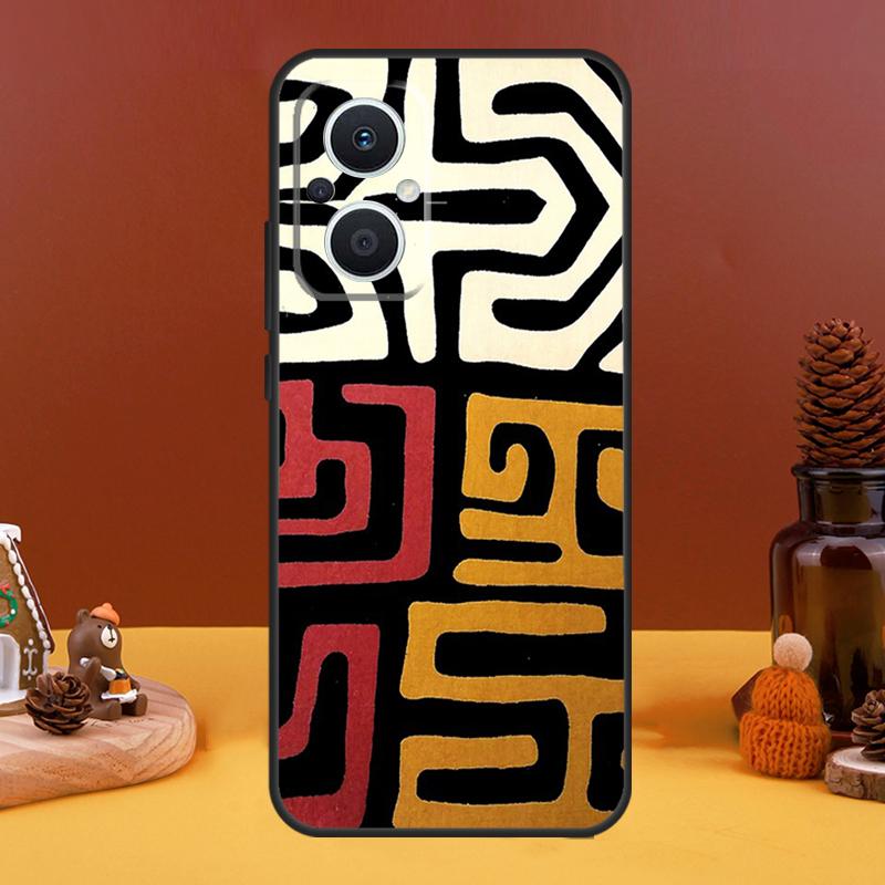 African Fabric Print Case For OPPO Reno 4Z 5Z 8T 10 Pro 11 F 4 6 7 8 5 Lite OPPO Find X6 X5 Pro X2 X3 Lite Cover
