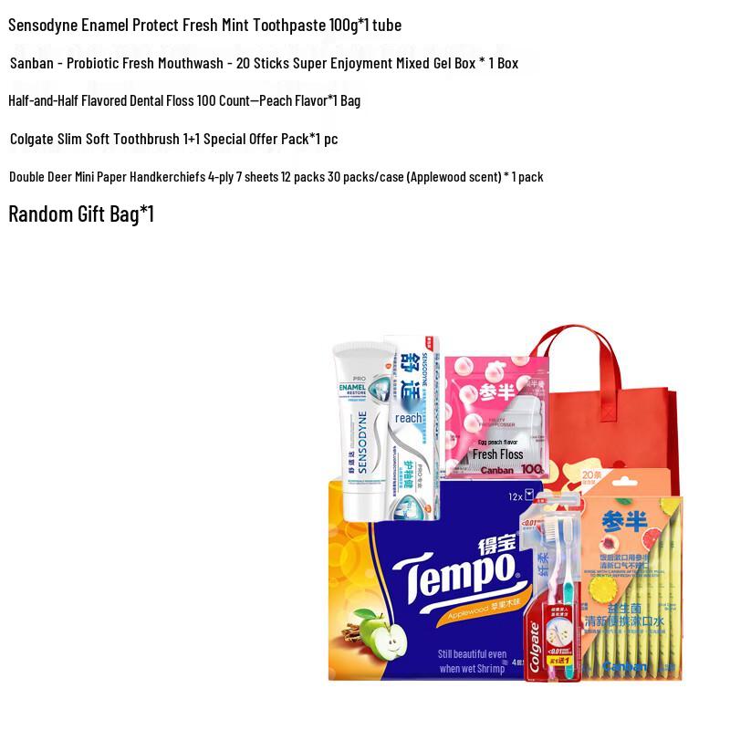 Sensodyne Enamel Care Refreshing Oral Hygiene Gift Set