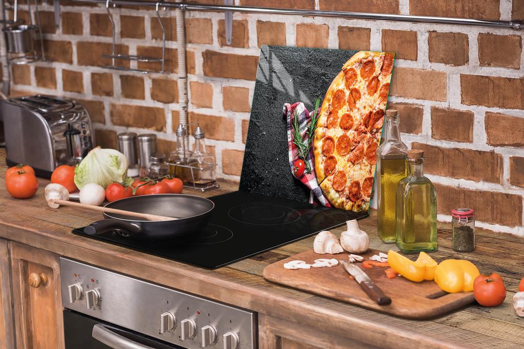 SZKLANA DESKA DO KROJENIA 52x40 PIZZA