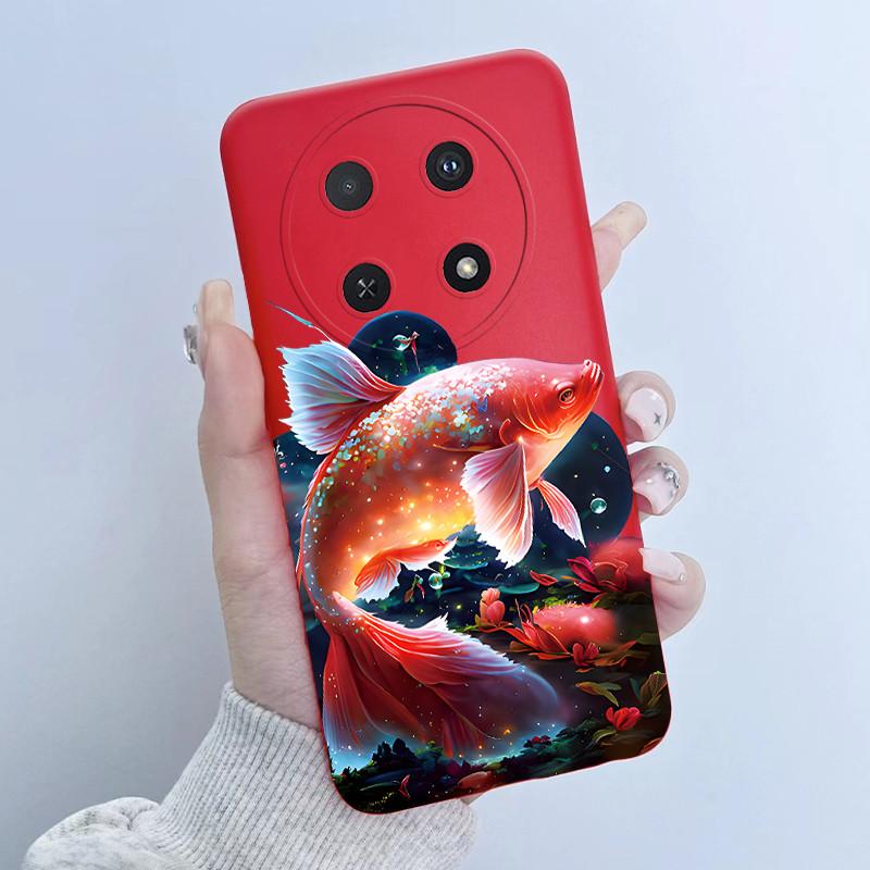 For Huawei Nova 12i Case Flower Girl Design Soft Silicone Phone Case for Huawei Nova12i 12 i 4G CTR-L81 L91 Nova 13i Cover Capa