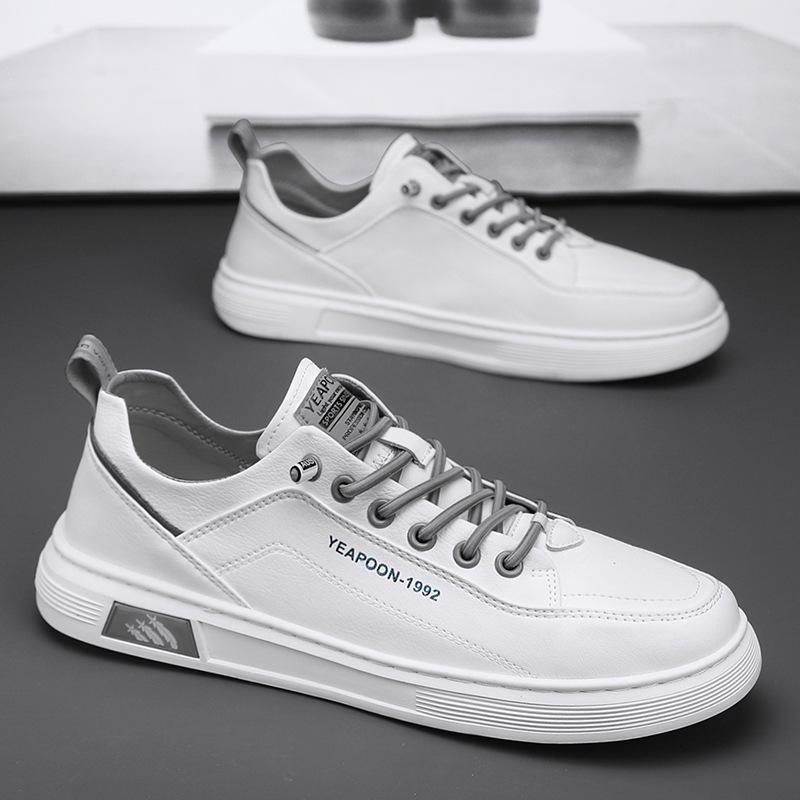 Spring Men'S Shoes New Breathable Little White Shoes Men'S Trend Versatile One-Pedal Board Shoes Non-Slip Student Sports Shoes