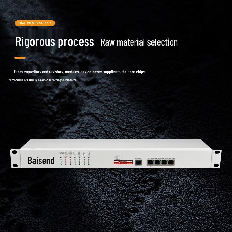 Baisende Multi-Service Fiber Optic Transceiver