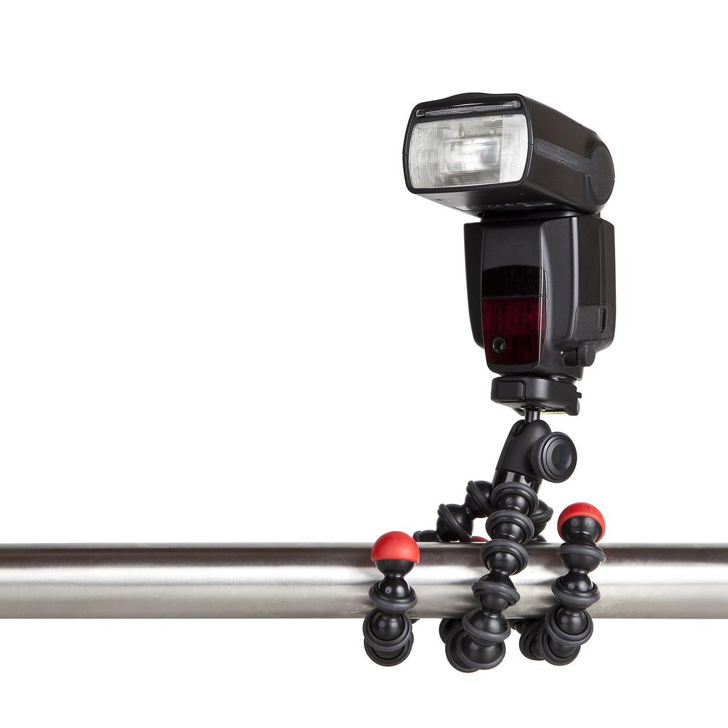 JOBY Flexible Tripod Gorillapod Hybrid JP for Mirrorless Cameras, Black/Red, 014780