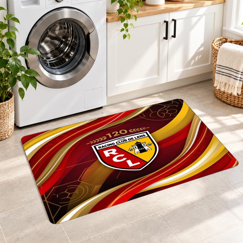 Flannel Kitchen Mat Lens FC Soft Area Rug Non Slip Floor Carpet Home Decoration