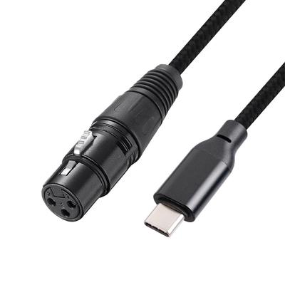 Canon Female To Type-C/XLR Female Mic Recording Cable for Laptops, 2m/3m