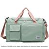 Unisex Large Capacity Travel Bag Nylon Sports Gym Tote Bags for Women Weekender Overnight Duffle Bag with Shoe Compartment