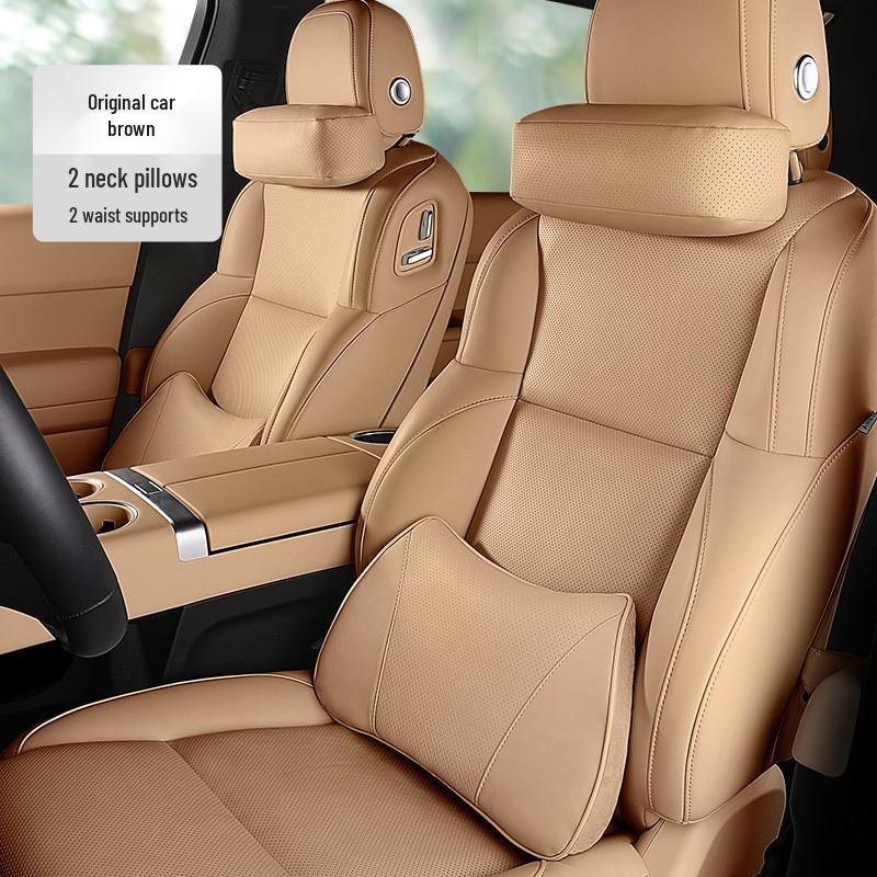 Compatible L9L8L7L6 Neck Pillow Headrest: Car Accessory for Lumbar Support & Neck Protection