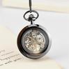 Luxury Antique Men Steampunk Fob Watches Clock Pendant Hand-winding Skeleton Mechanical Pocket Watch