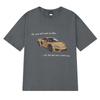 2025 Summer Fashion Tate McRae Sports Car Lyrics Graphic T Shirts Unisex Oversized Short Sleeve T-shirt  Cotton Round Neck Tops