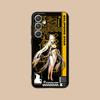 Game GI Ningguang Matte TPU Mobile Phone Case for Samsung Galaxy S26 S25 S24 S23 S22 S21 S20 Note20 Plus FE Ultra Colorful Cover